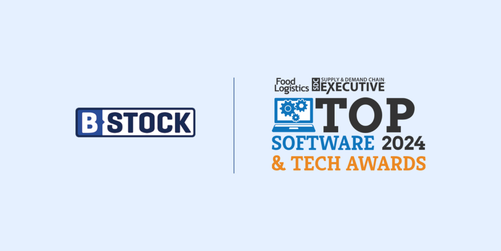 B-Stock Wins 2024 Top Software & Tech Award for Predictive Resale Price Modeling Tool